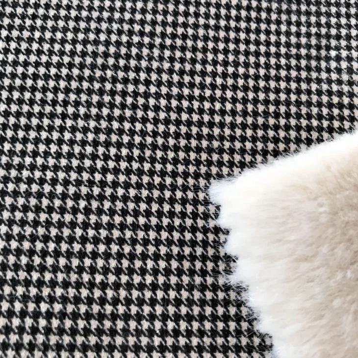 Printed Suede With Fur