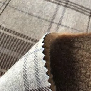 Poliester Suede piele Suede cu Fauc Fur Fabric